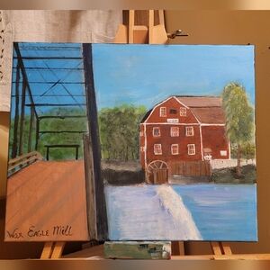 Handpainted War Eagle Mill In Northwest Arkansas